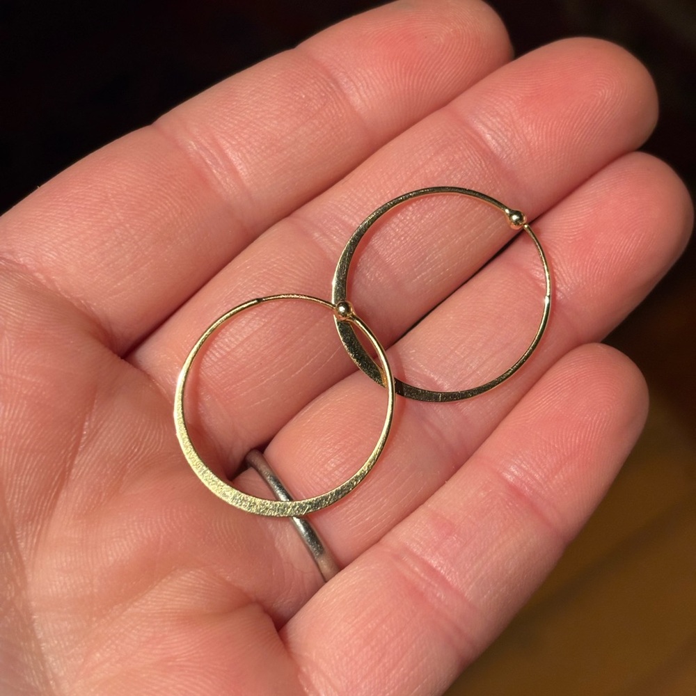14k Gold Hoop Earrings